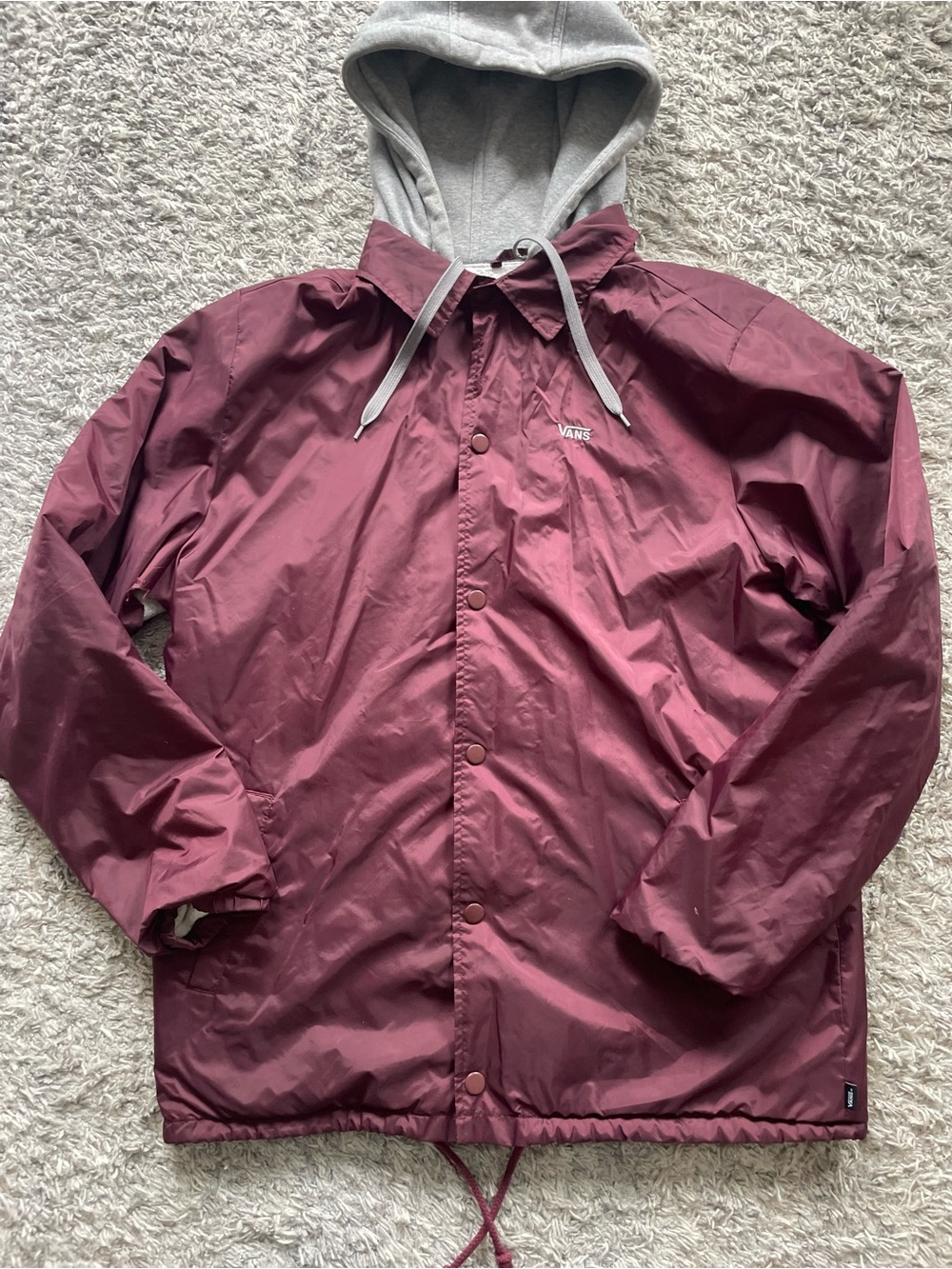 Vans hooded jacket / sz L